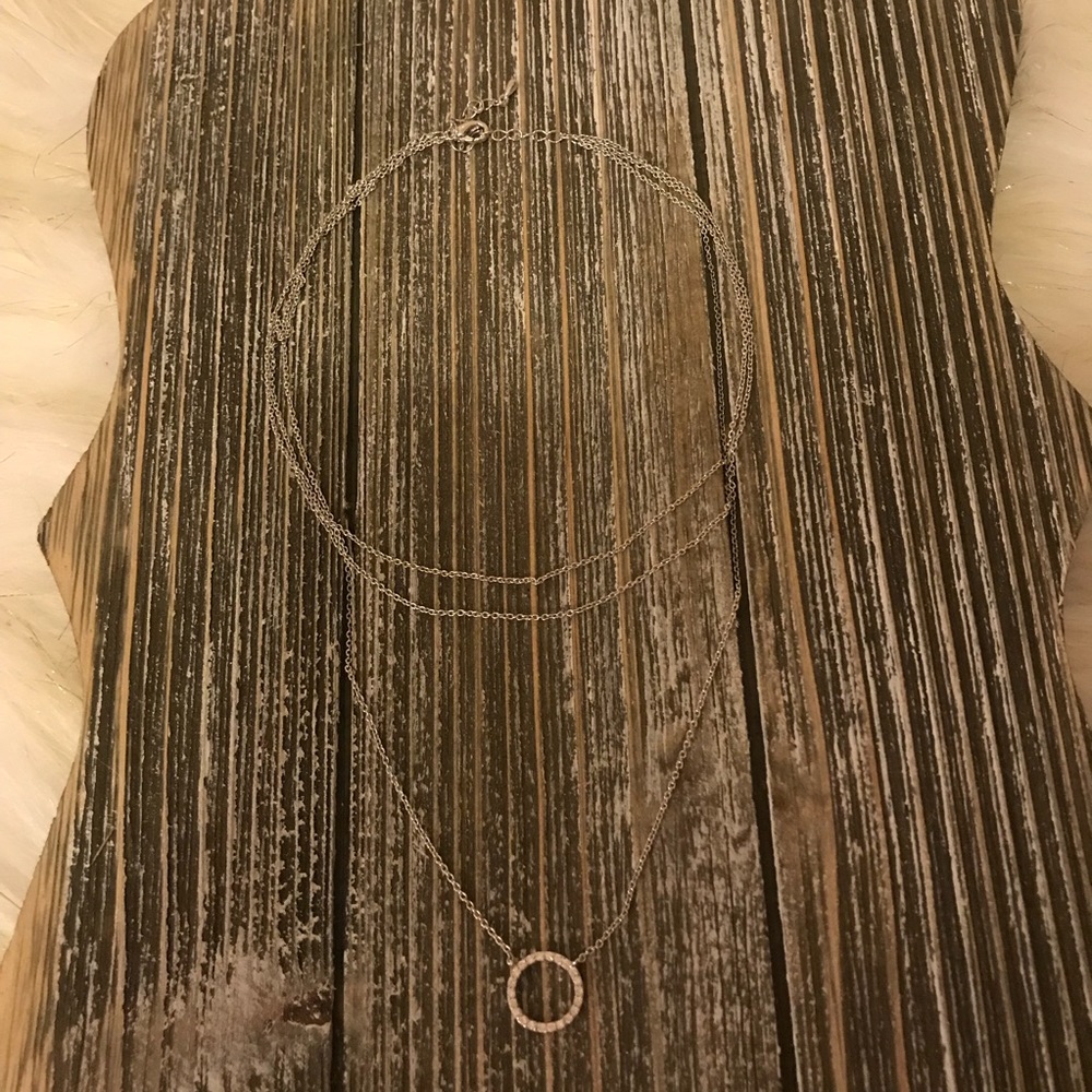 Silver 3 Layer Necklace